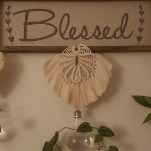 Macrame to decorate wall